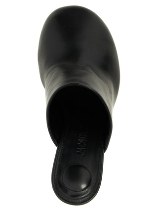 Jacquemus Black Lamb Leather High Heel Pumps