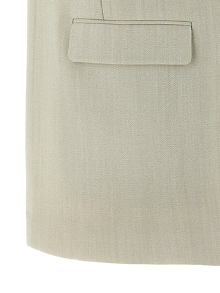 Golden Goose Beige Virgin Wool Sleeveless Jacket