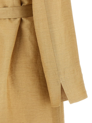 Max Mara Meandro Linen-Silk Coat