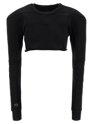 Rick Owens Black Cotton Cardigan