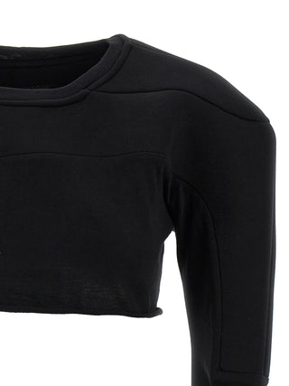 Rick Owens Black Cotton Cardigan