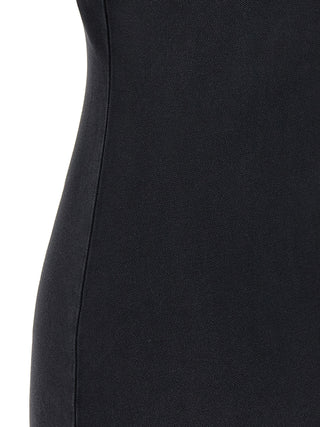 Balenciaga Black Cotton Short Dress