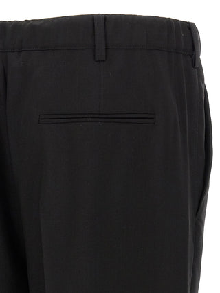 Marni Black Virgin Wool Casual Pants