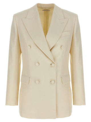 Brioni White Wool Blazer