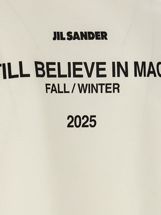 Jil Sander White Cotton Long Sleeve T-Shirt