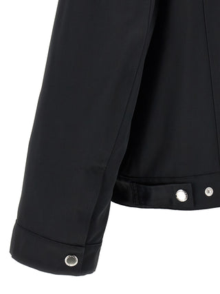 Dsquared² Black Polyester Full-Length Jacket