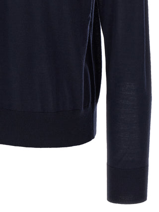 Dsquared² Blue Virgin Wool Cardigan