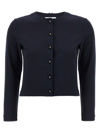 Thom Browne Blue Viscose Cardigan