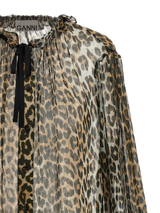 Ganni Multicolor Viscose Blouse