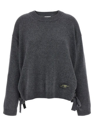 Ganni Gray Wool Cardigan