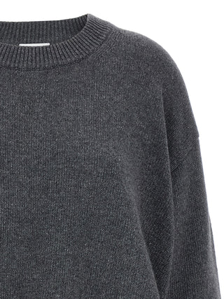 Ganni Gray Wool Cardigan