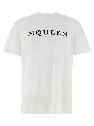Alexander McQueen Bicolor Cotton T-Shirt