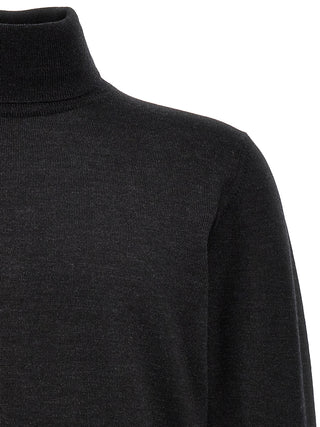 Roberto Collina Gray Merino Wool Cardigan