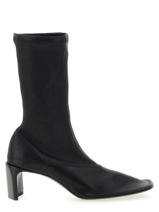 Jil Sander Black Lamb Leather Ankle Boots