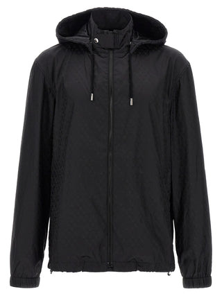 Alexander McQueen Black Polyamide Shell Jacket