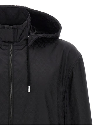 Alexander McQueen Black Polyamide Shell Jacket