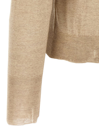 Golden Goose Beige Virgin Wool Cardigan