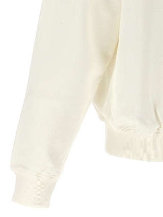 Casablanca White Cotton Sweatshirt