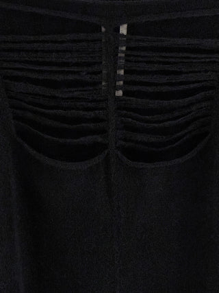 Rick Owens Black Wool Cardigan
