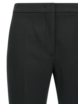Max Mara Black Viscose Casual Pants