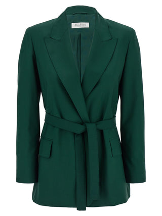 Max Mara Bicolor Virgin Wool Blazer