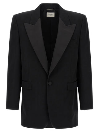 Saint Laurent Black Wool Blazer
