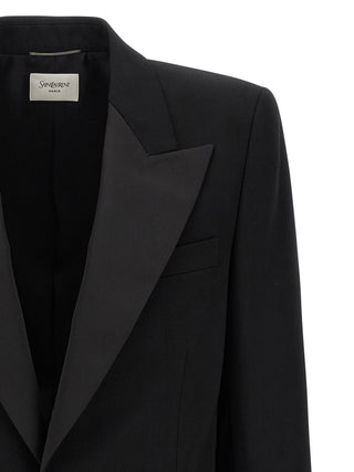 Saint Laurent Black Wool Blazer
