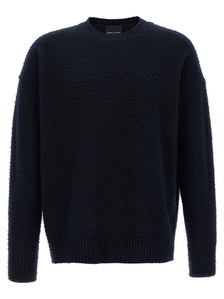 Roberto Collina Blue Merino Wool Cardigan