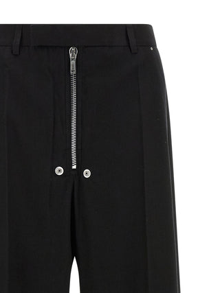 Rick Owens Black Cotton Pants