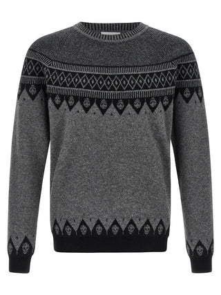 Alexander McQueen Gray Wool Cardigan
