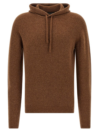 Roberto Collina Brown Virgin Wool Cardigan
