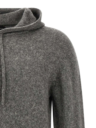Roberto Collina Gray Virgin Wool Cardigan