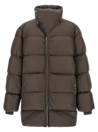Rick Owens Brown Nylon Full-Length Jacket