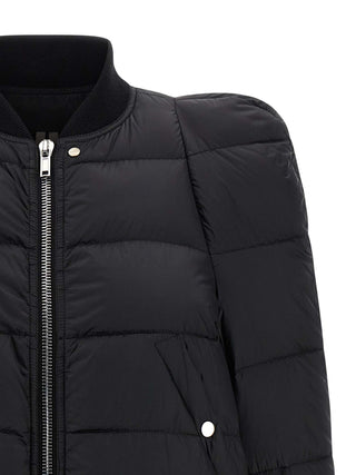 Rick Owens Black Nylon Bomber