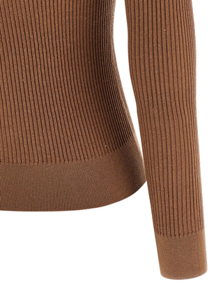 Max Mara Beige Silk Cardigan