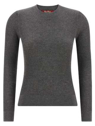 Max Mara Gray Silk Cardigan