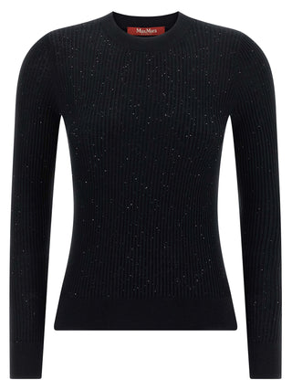 Max Mara Black Silk Cardigan
