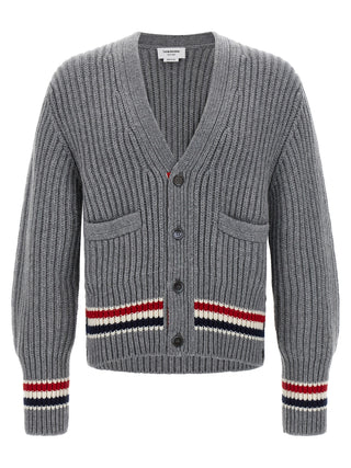 Thom Browne Gray Cashmere Cardigan