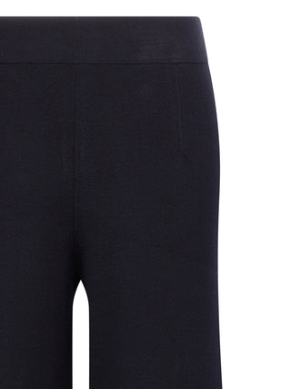 Max Mara Blue Viscose Casual Pants