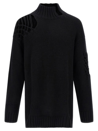 Yohji Yamamoto Black Wool Cardigan