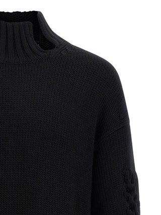 Yohji Yamamoto Black Wool Cardigan