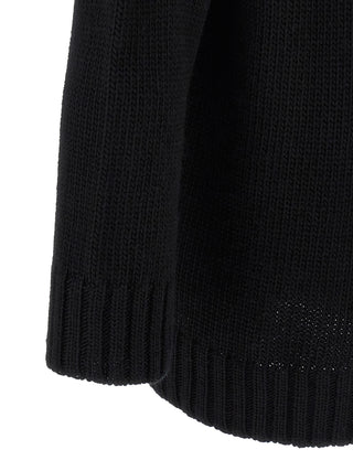 Yohji Yamamoto Black Wool Cardigan