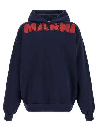 Marni Blue Cotton Sweatshirt