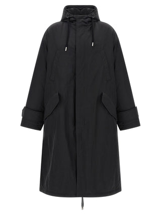 Ami Paris Gray Polyamide Parka