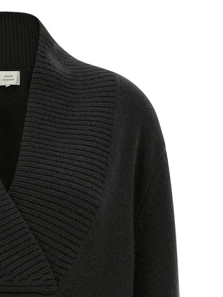 Loulou De Saison Black Cashmere Cardigan