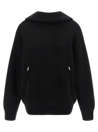 Balenciaga Black Cotton Cardigan