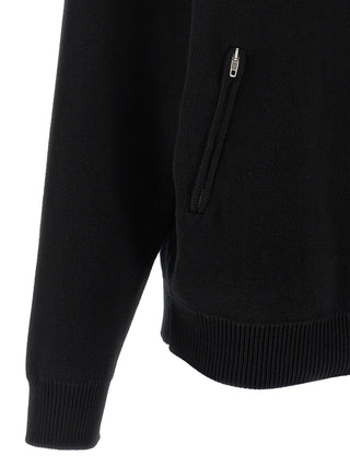 Balenciaga Black Cotton Cardigan