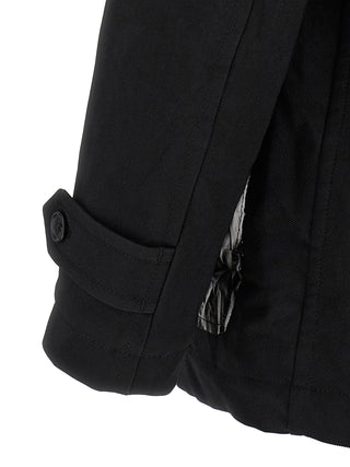 Comme Des Garçons Black Polyester Coat