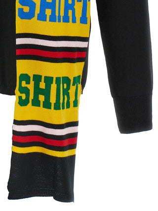 Comme Des Garçons Black Acetate Cardigan