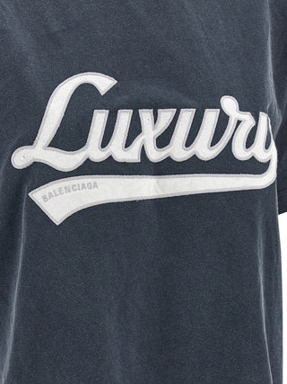 Balenciaga Blue Cotton Sportswear